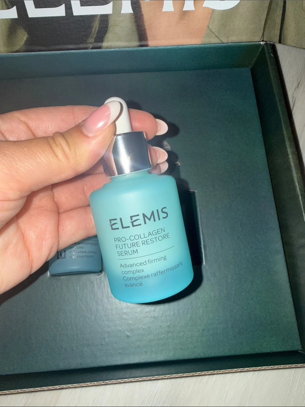 Elemis Pro-Collagen Turquoise Serum PR Box